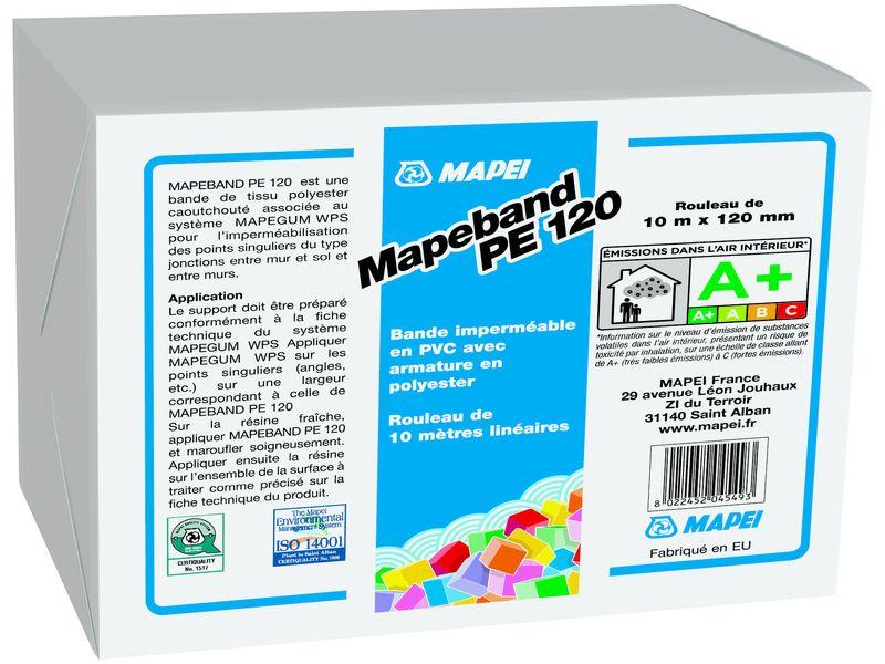 Bande imperméable MAPEBAND PE120 - Rouleau de 50ml x 12cm