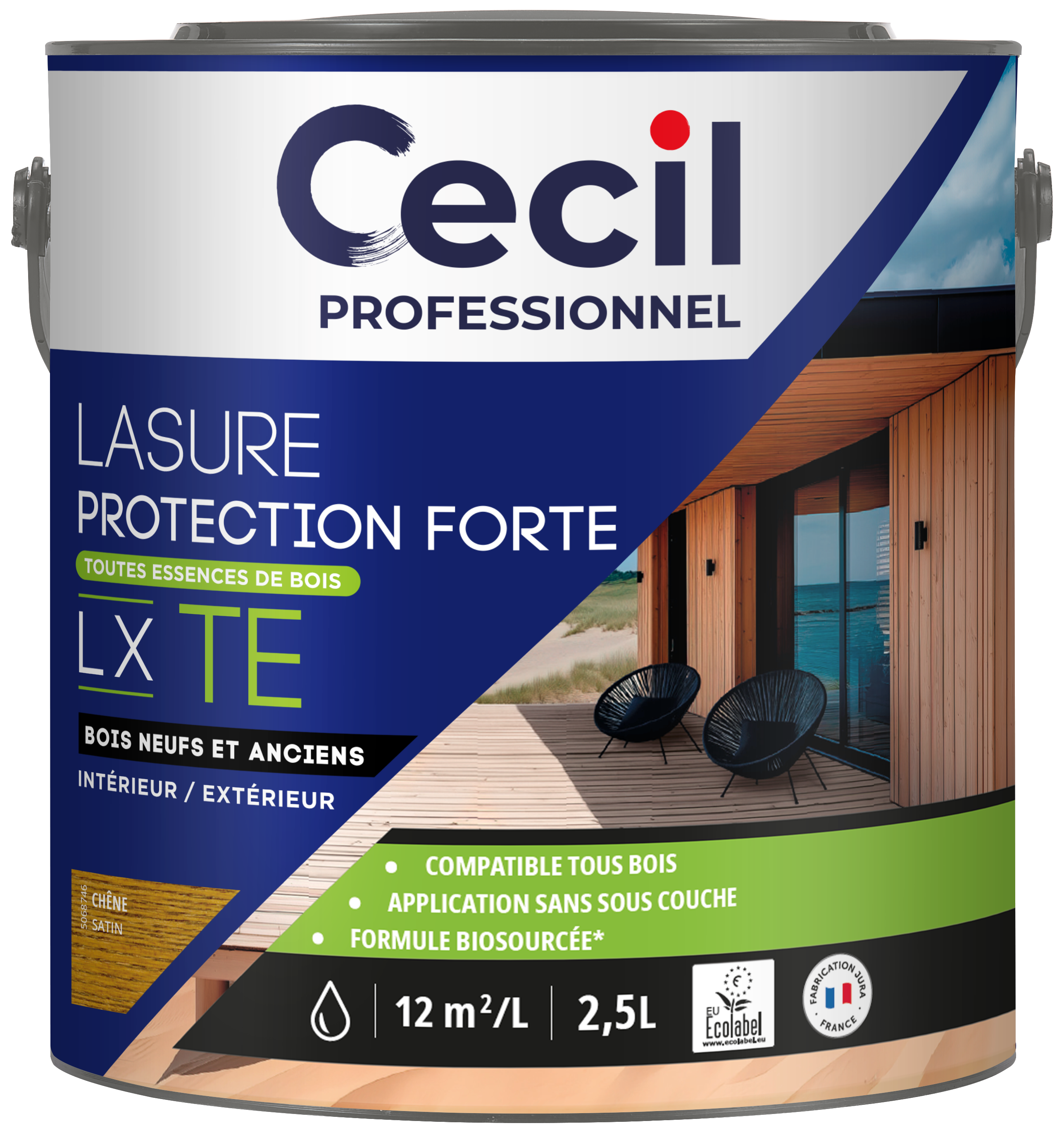 Lasure LX TE - Chêne-2,5L