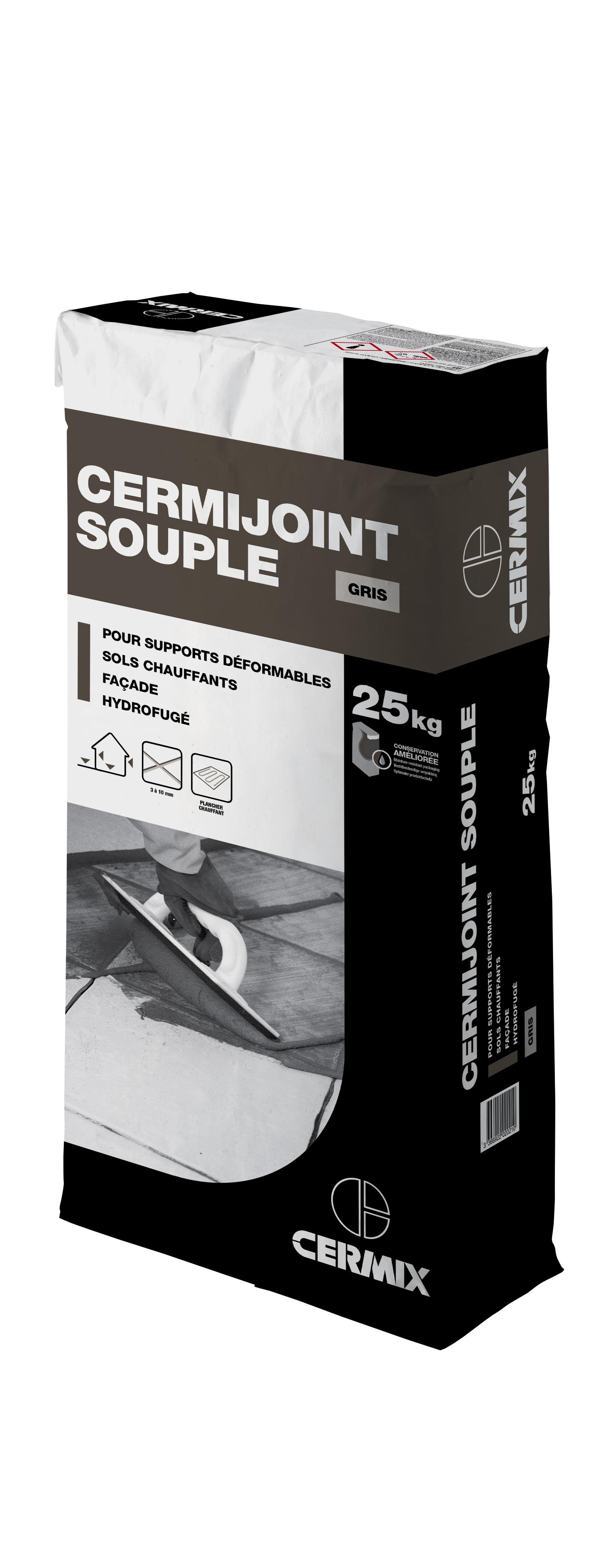 CERMIJOINT SOUPLE SAC  25 KG Gris claire