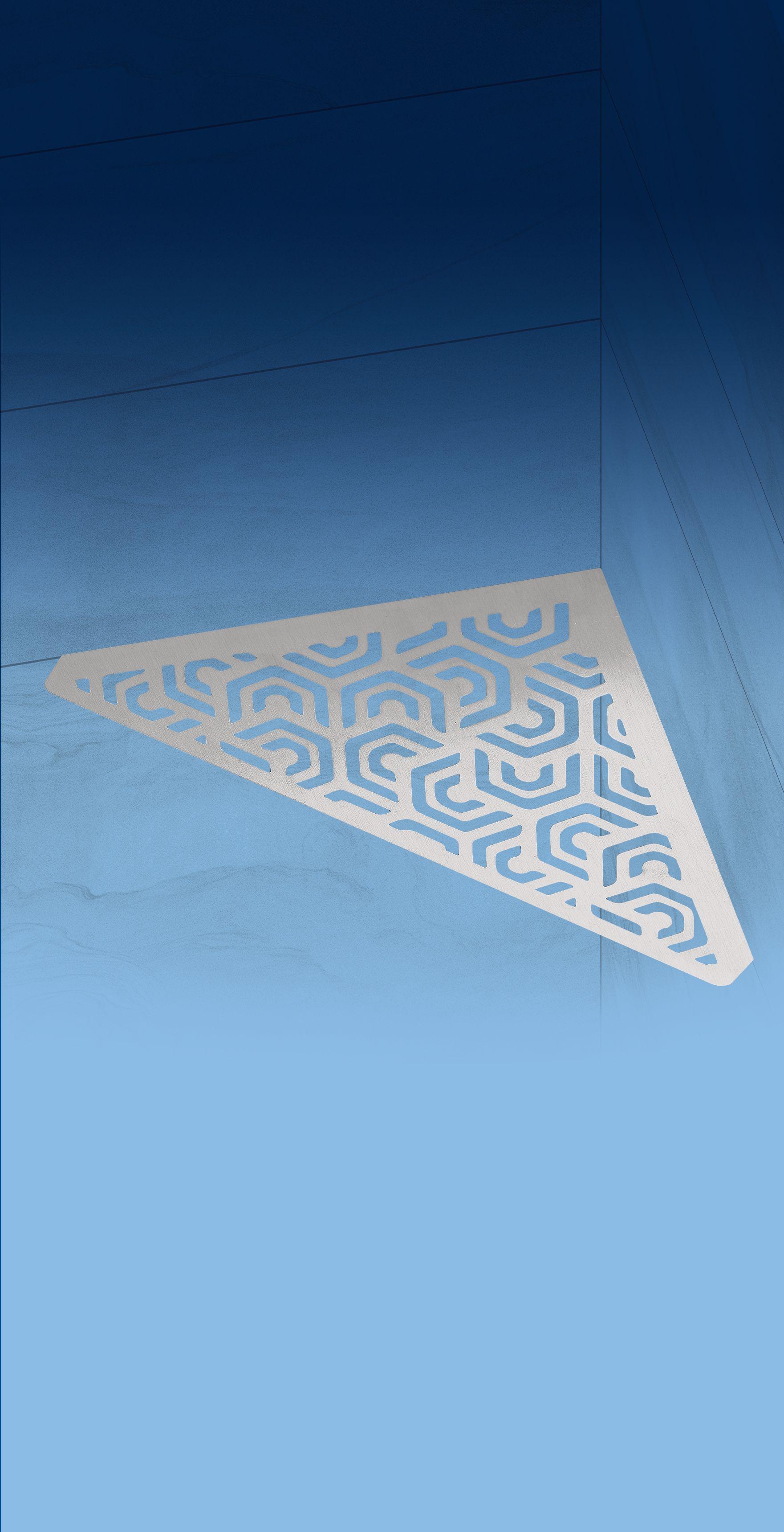 Tablette de douche - TI SHELF PENTA - sans rebord - 20 x 20 x 28 cm - Triangle inox - TSE PM1