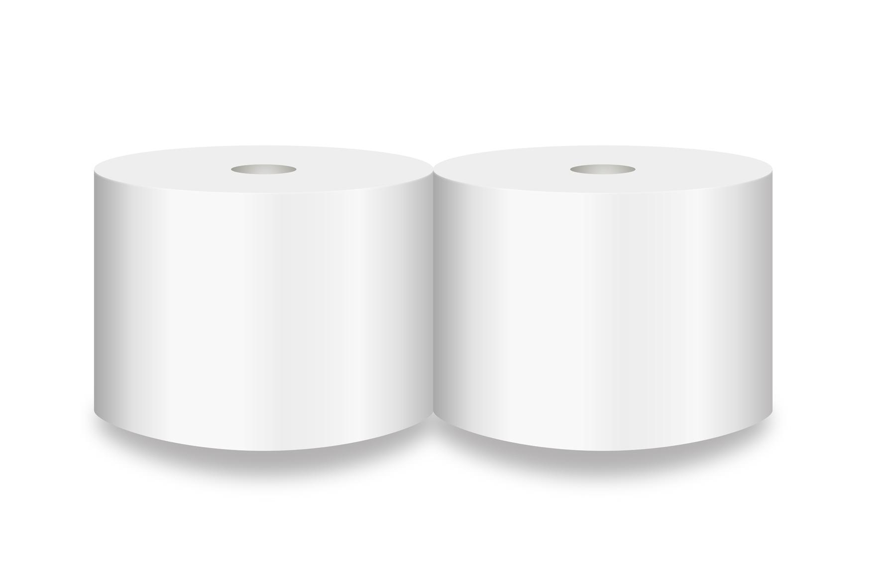Bobines essuyage de chantier BLANC - Lot de 2