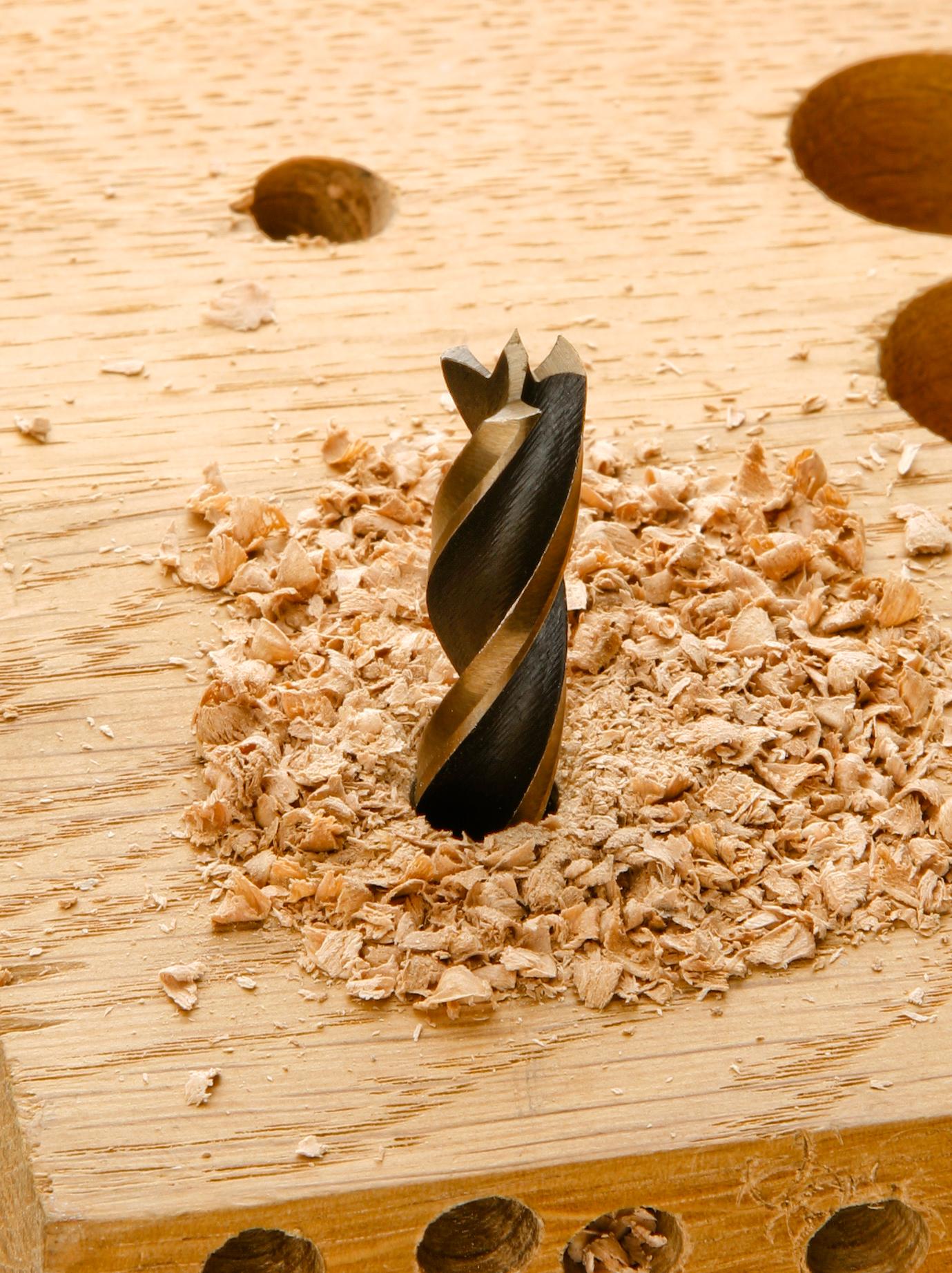 Foret bois 4 pointes attachement cylindrique Ø8MM