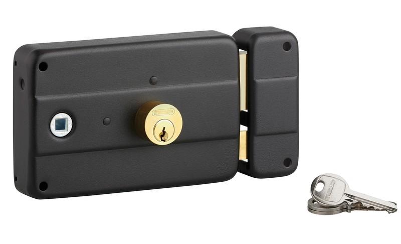 SERRURE APPLIQUE CYLINDRE 45 A FOUILLOT 140 X 88 DROITE 3 CLES