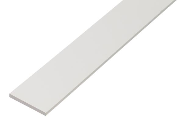 PROFILE PLAT PVC BLANC 50 X 2 - 2.6 M