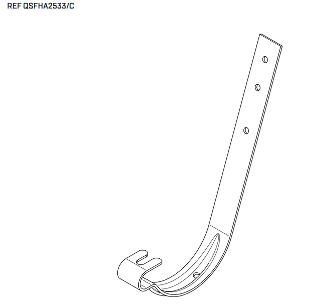 CROCHET GOUTTIERE HAVRAIS SIMPLE DE 33