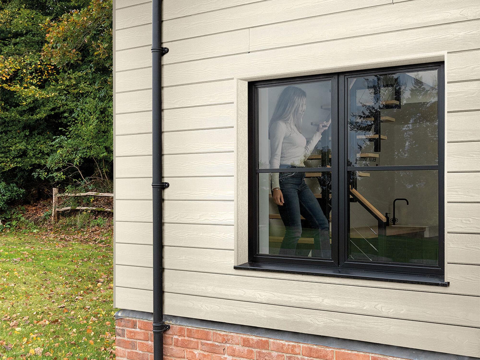 Lame de bardage CEDRAL CLICK RELIEF - 3600x186x10 mm - C07 Blanc Craie 