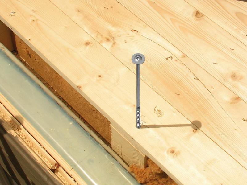 VIS POUR CHARPENTE - TX 40  8.0 X 60 mm - T. FRAISEE BOMBEE FP - P/100