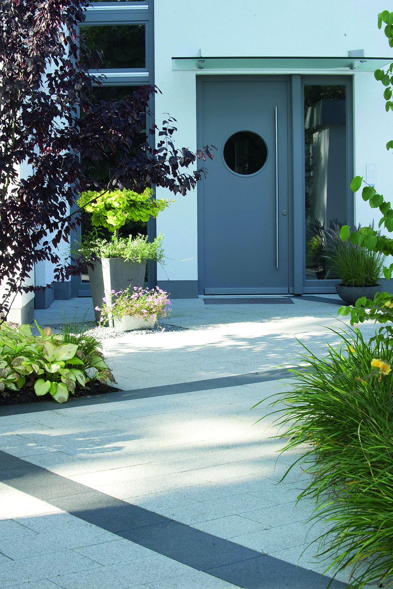 Pavé LA LINIA 20 x 20  x 6 cm Basalte- anthracite