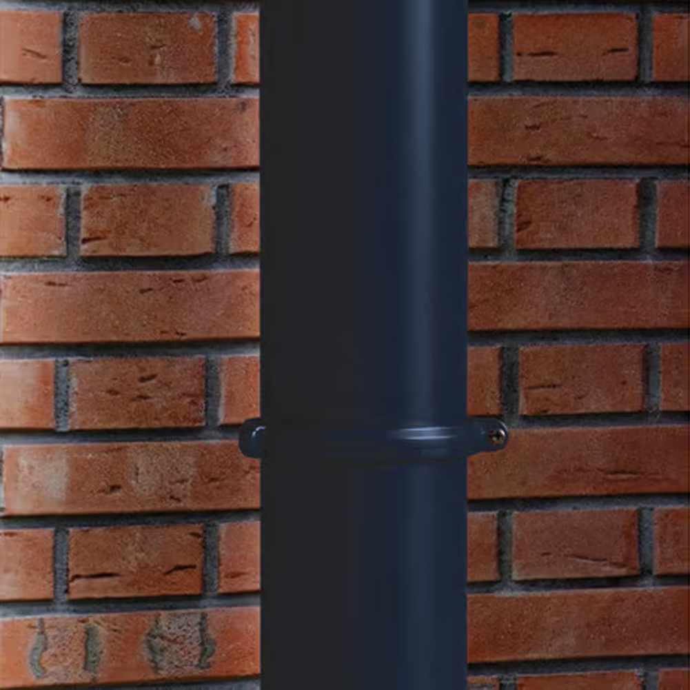 COLLIER A BRIDE PVC D.80 ANTHRACITE (X3) SACHET DE 3