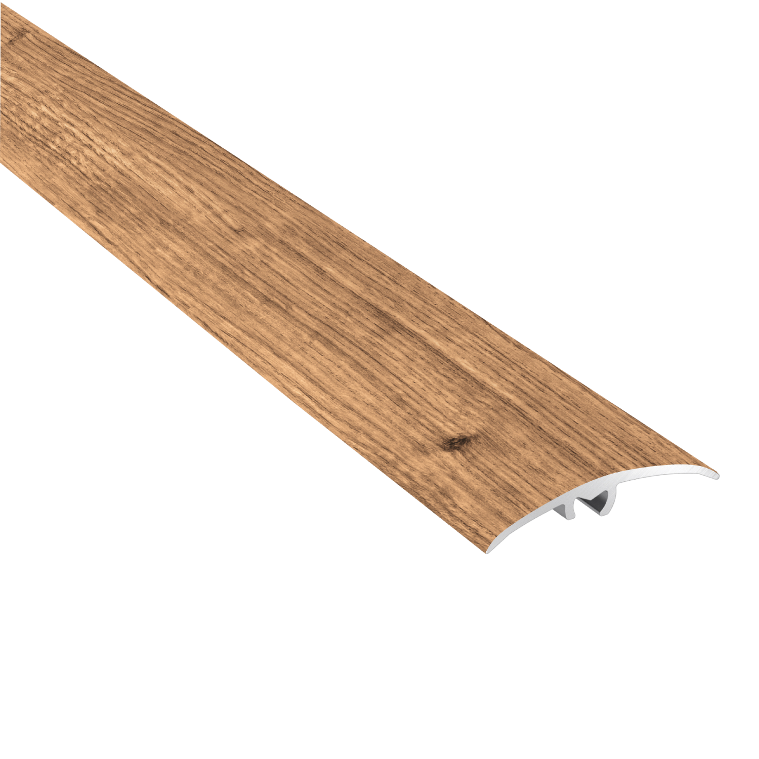 Seuil 3 en 1 en Alu pour stratifié EL2032 - 37 x 1860MM ép.5MM - D669