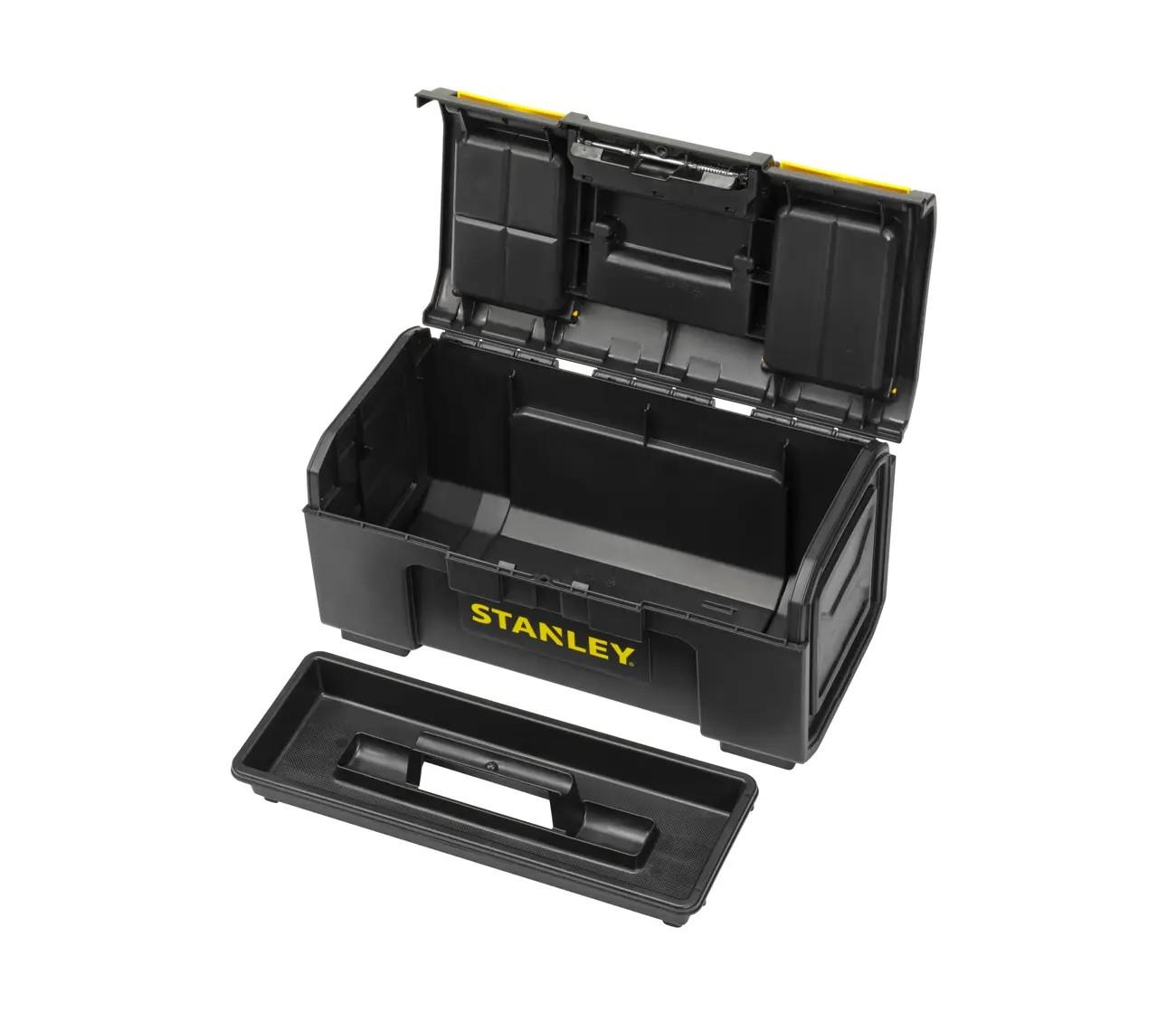 Boîte à outils Stanley 48 cm ouverture une main TouchLatch