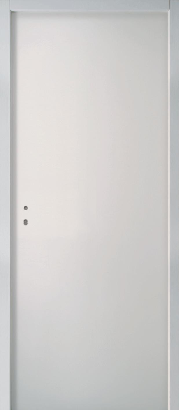 BLOC PORTE PLANE ALVEOLAIRE LAQUEE 2040 X 830 MM GAUCHE POUSSANT HUISSERIE 50 X 72