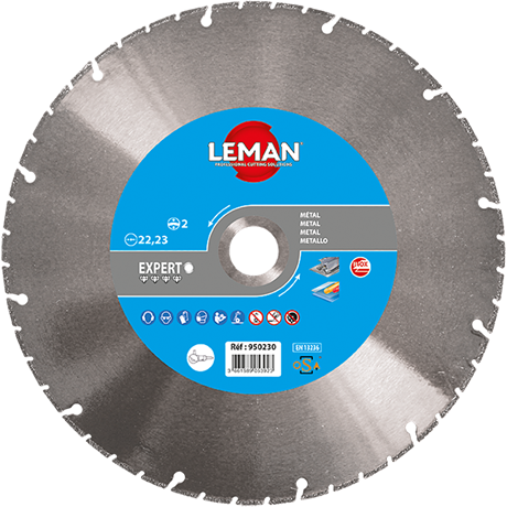 Disque Diamant Métal - Ø125mm - Ep.1,8mm Alésage 22,23mm 