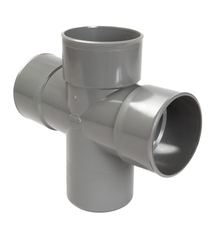 CULOTTE DOUBLE MALE-FEMELLE 87°30 DIAMETRE 110 - URV18