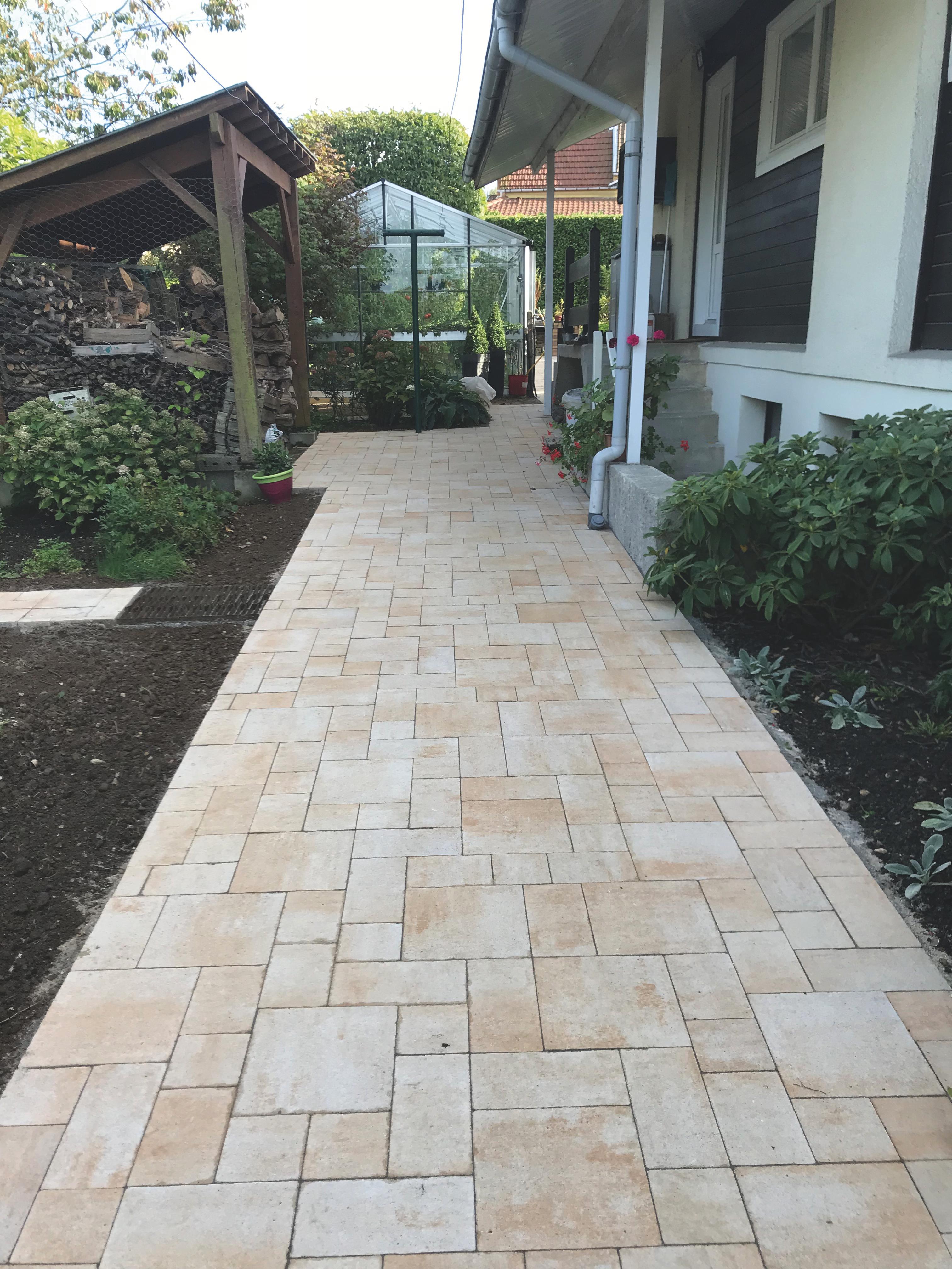 Pavé ANTARES Petit opus romain Savane