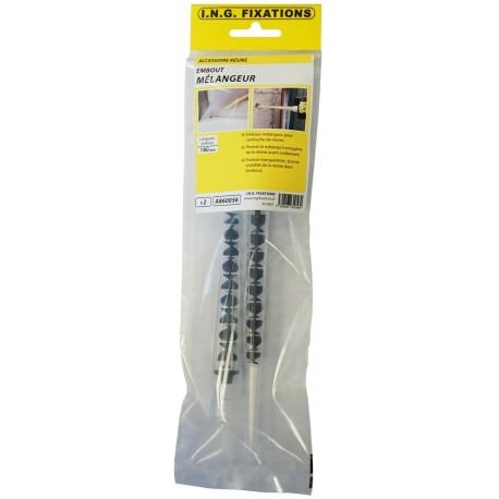 Embout mélangeur sachet de 2 - ING Fixation