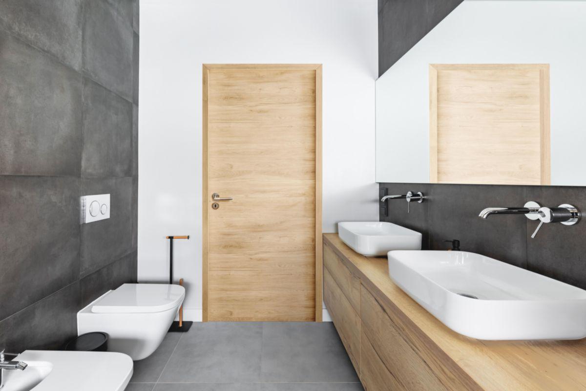 Porte Coulissante FUJI Zen Chêne Terra  - Chassis B - 204x73cm