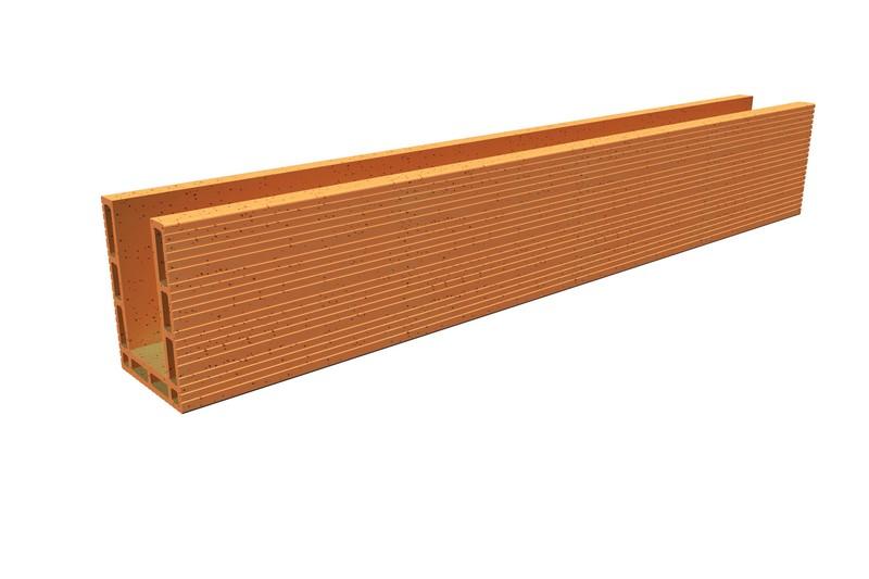 Grand linteau 20 x 27cm L. 1.4m