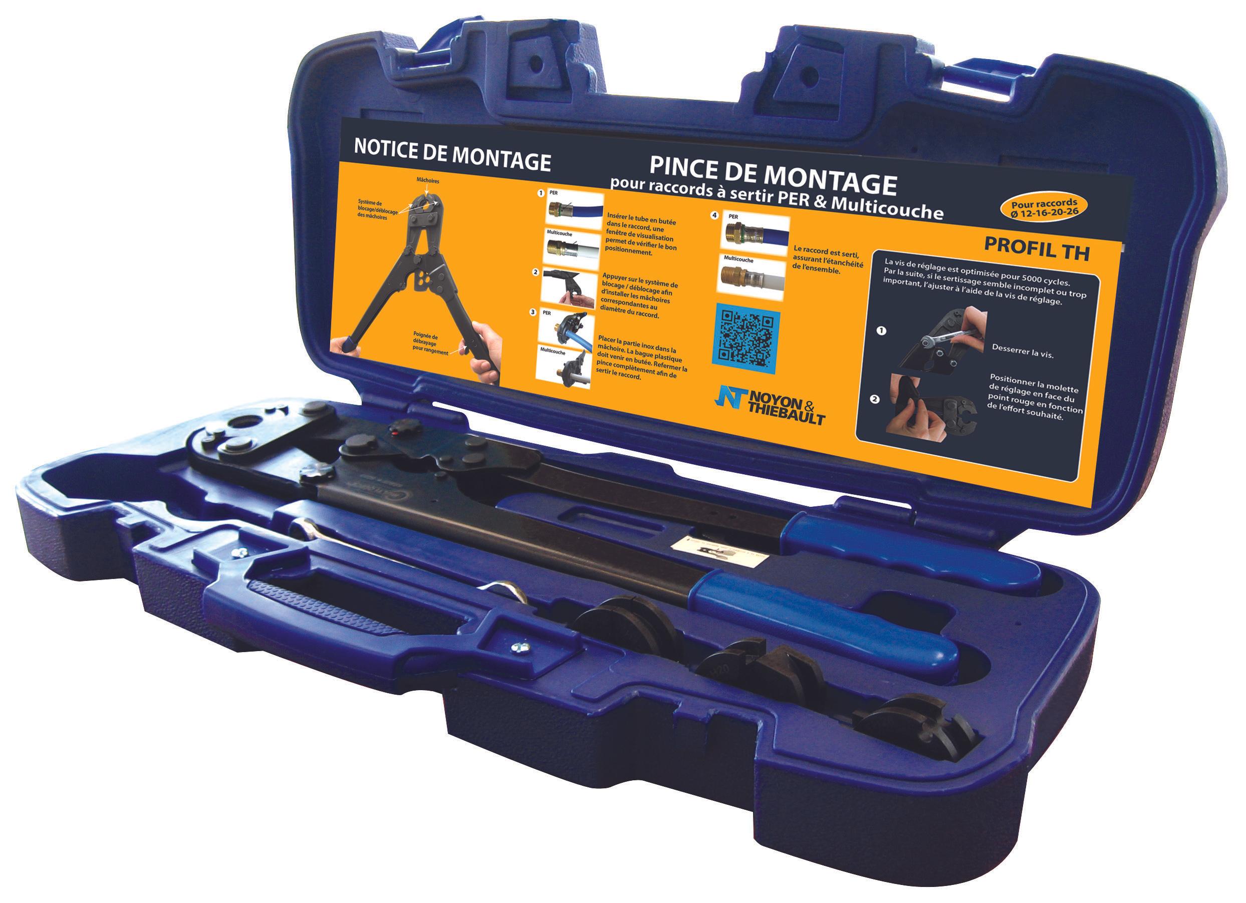 SET PINCE SERTIR MANUELLE TH Ø12-16-20-26