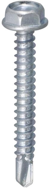 Vis autoperceuse Tête héxagonale Inox A2 4,8x16 Blister de 20