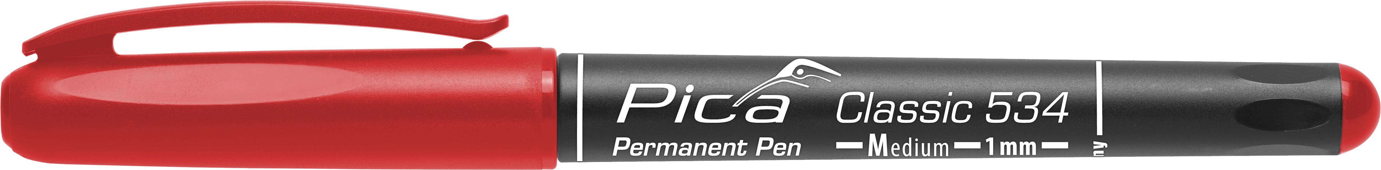 Feutre medium permanent 1mm rouge - Pica