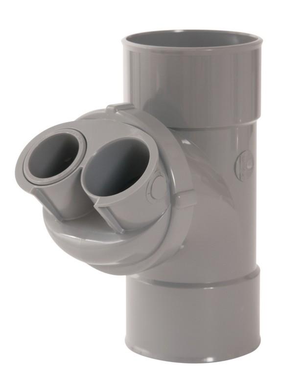 CULOTTE SPECIALE DIAMETRE 100 FEMELLE-FEMELLE AVEC 1 MA45 ET 1PJ 2 IJ - BATMA45