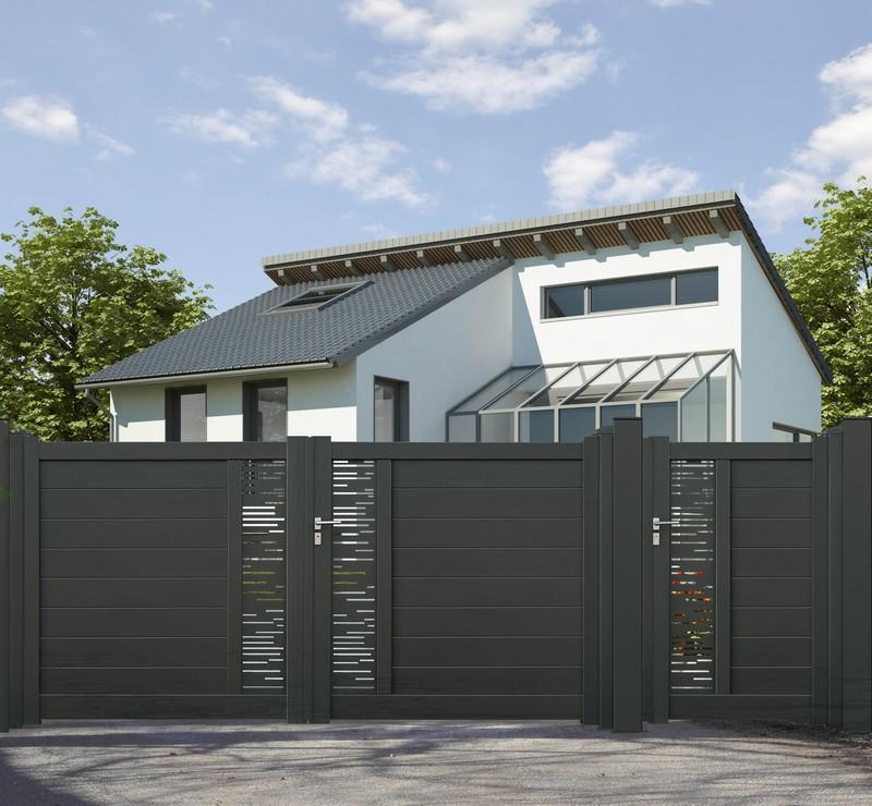 PORTAIL DOROTHY 3 X 1.445 M