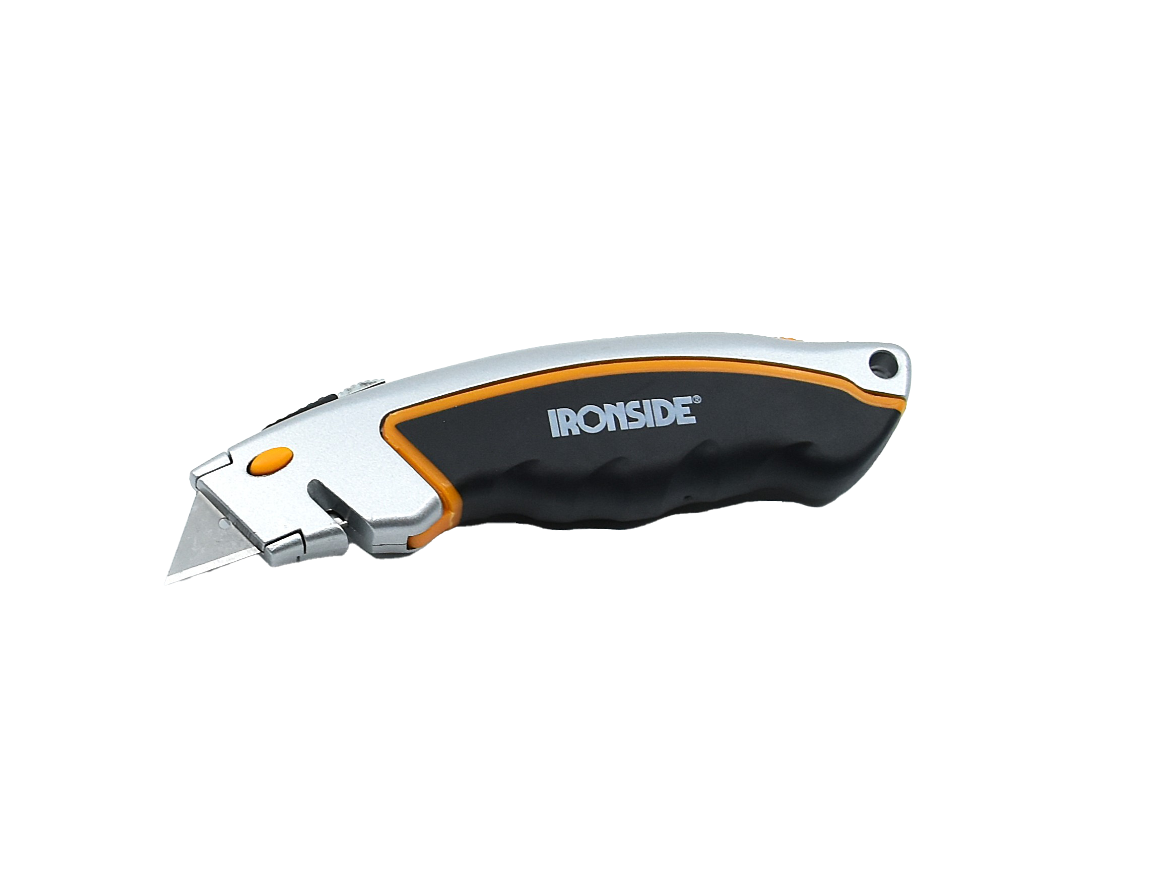 Couteau à lame rétractable + 5 lames trapèzes- Ironside