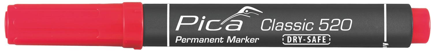 Marqueur permanent rouge pointe ogive - Pica