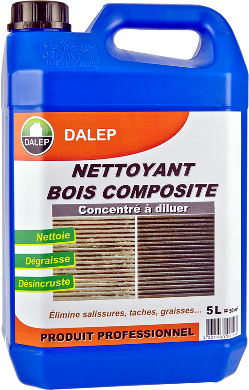 NETTOYANT BOIS COMPOSITE Bidon 20 litres pour 200 m2