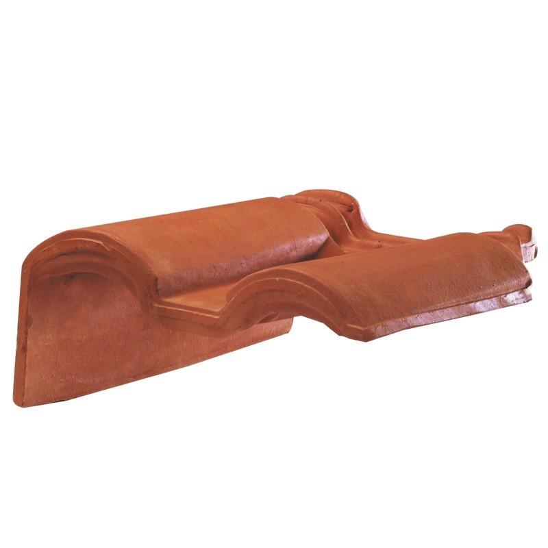 TUILE DE RIVE À RABAT GAUCHE À RECOUVREMENT 2-3 PUREAU MÉRIDIONALE - ROSE