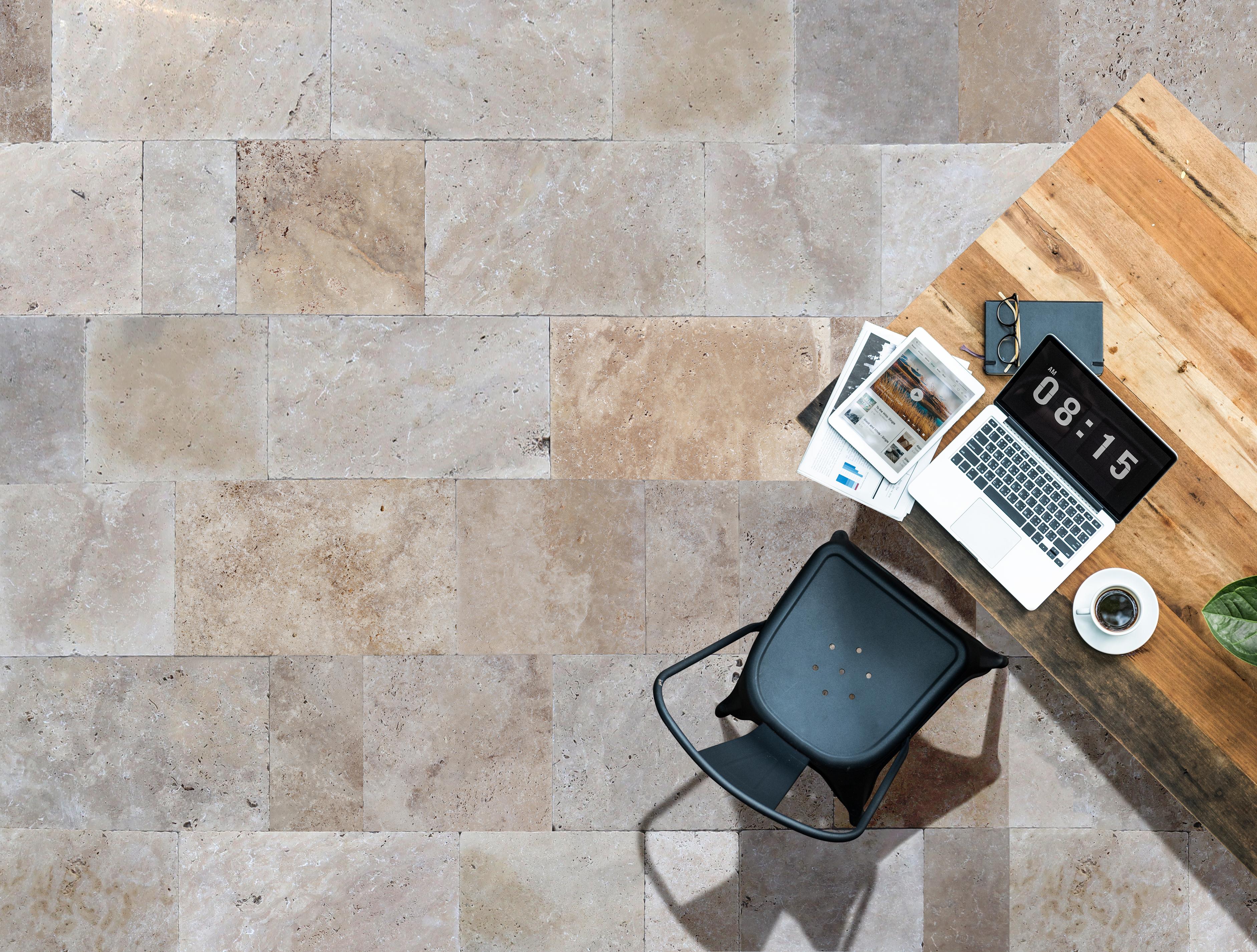 Module 3 formats CAPPADOCE MIX ép. 1,2CM - Travertin vieilli bord antique