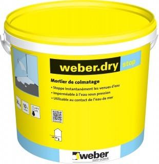 MORTIER DE COLMATAGE ULTRA-RAPIDE WEBER.DRY STOP 20KG LSN