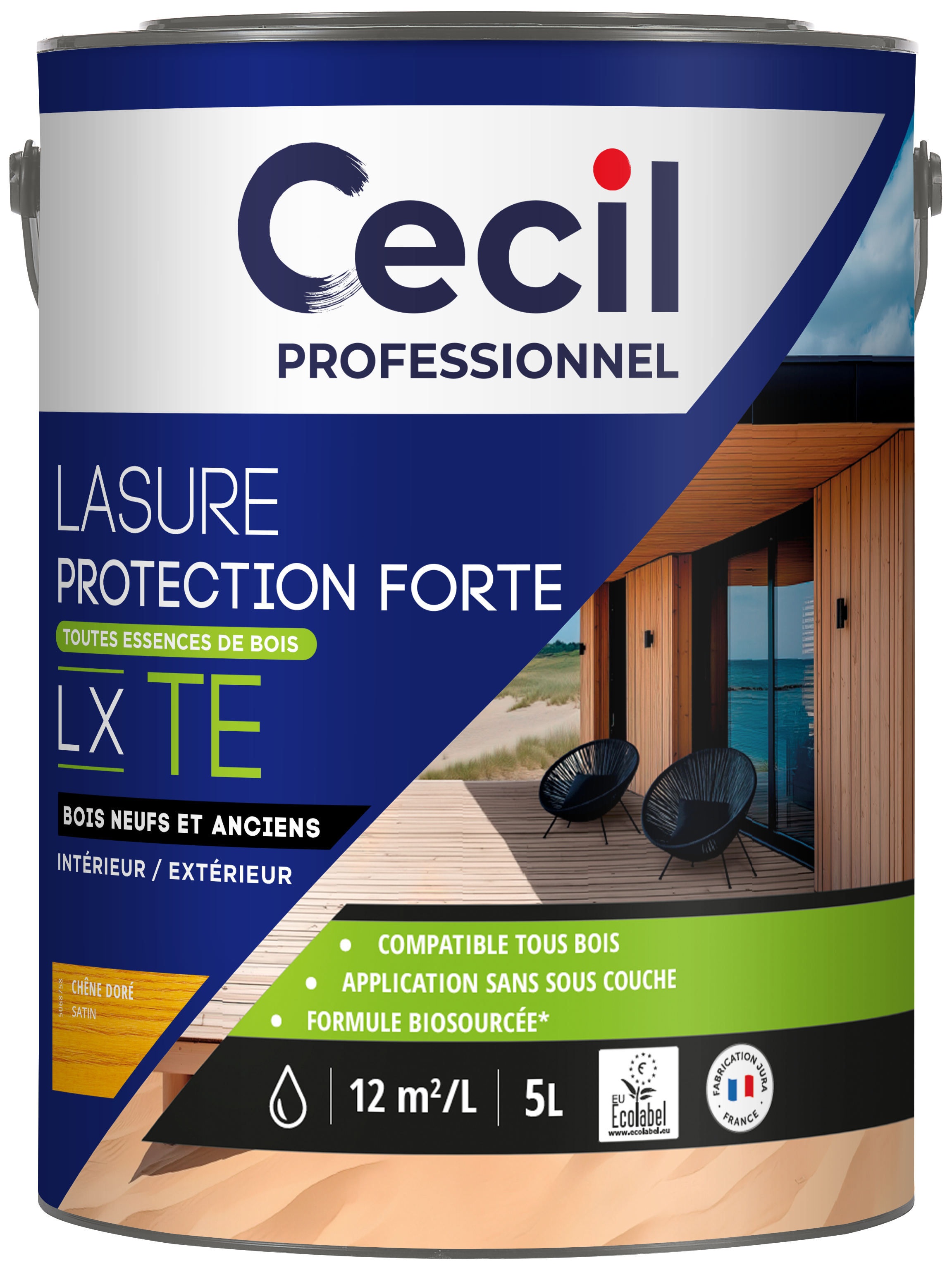 Lasure LX TE - Chêne doré – 5L
