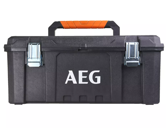 Perceuse à percussion + coffret 30 accessoires + malette Tool Box - BSB18C2BL-502TB - AEG