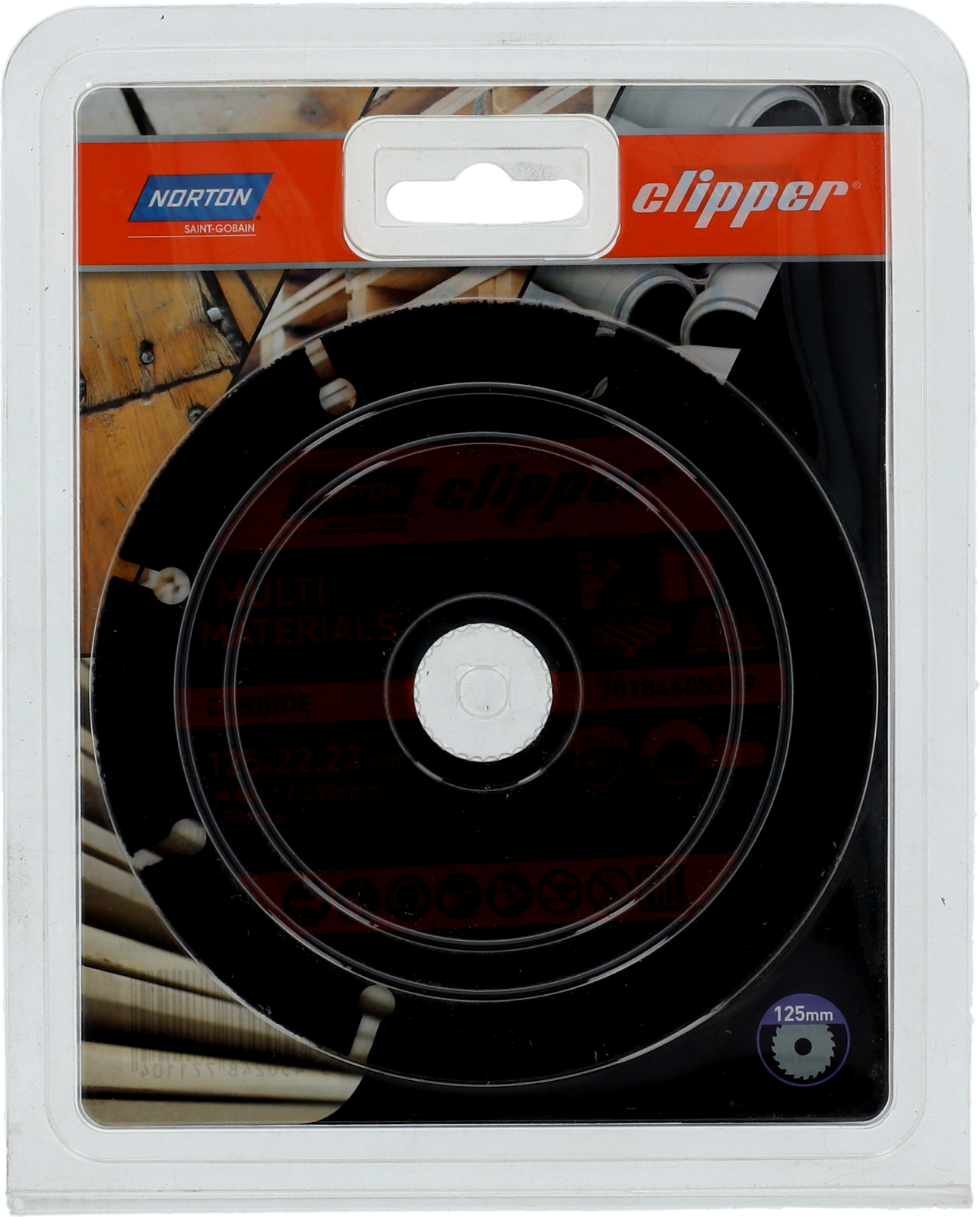 Disque carbure Multi materiaux 125x22,23