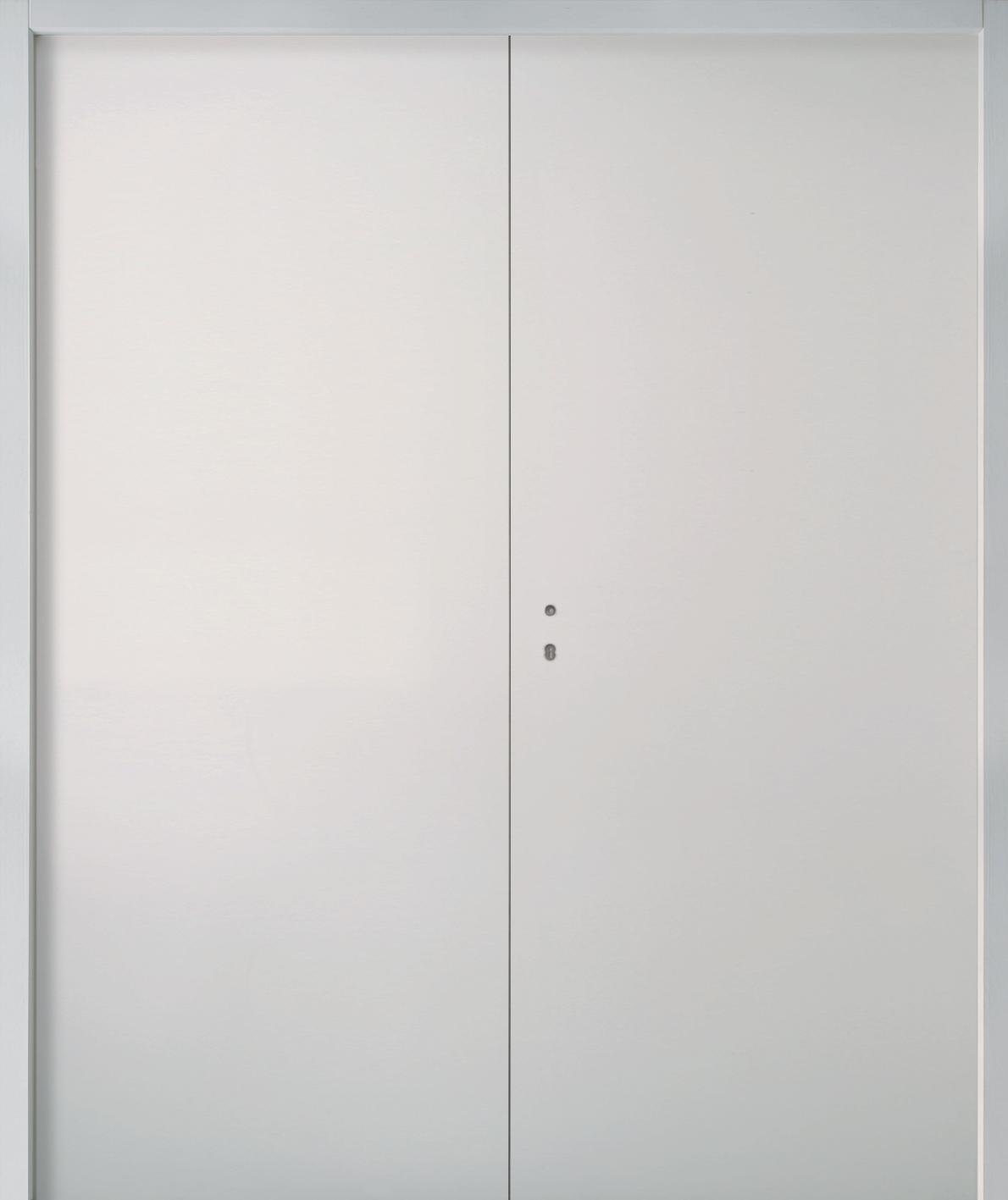 BLOC PORTE PLANE 2040 X 930 ET 530 MM RECOUVREMENT DROITE POUSSANT HUISSERIE 88 X 55