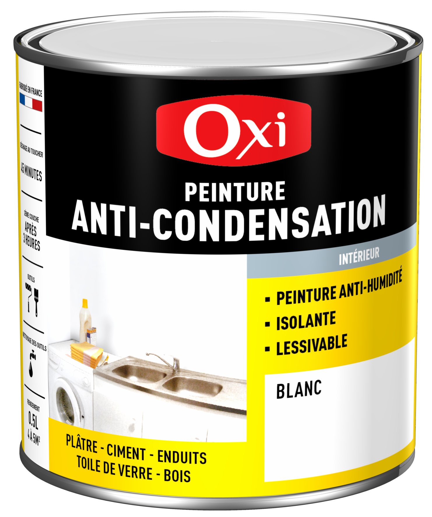 Peinture Anti-Condensation OXI - Blanc - Pot de 0,5L