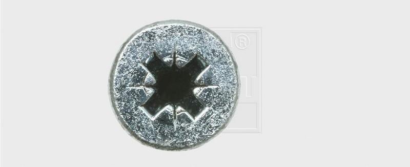 VIS AGGLO T. PERCEE TETE FRAISEE ZINGUE 4.5 X 35 mm - P-50