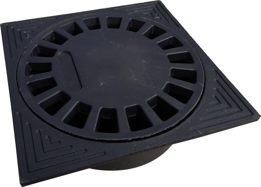 Siphon de cour fonte 150X150mm