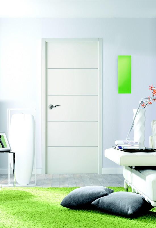 Bloc-porte HORIZON à chant droit - postformé Alvéolaire - Huisserie Perf+ 86 x 54MM - Serrure PDDT - poussant gauche - 204 x 93CM