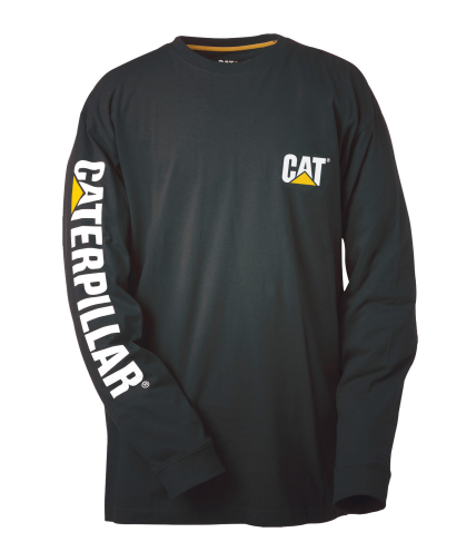 T-shirt noir banner manche longue T.S
