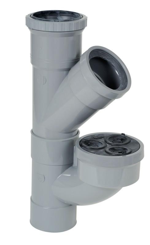 CULOTTE UNIVERSELLE ORIENTABLE SIMPLE 45° DIAMETRE 100 - BTUNI1