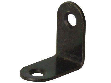 Equerre de chaise Acier epoxy noir 25x25x15 Blister de 4