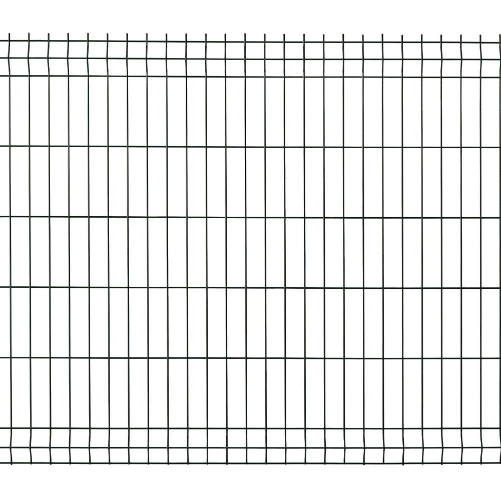 Grillage Panneau rigide AXYLE MS 2,50 m x Ht 1,22 m Gris 7016 - Maille 200 x 55,55 mm - Fil 4/5 mm