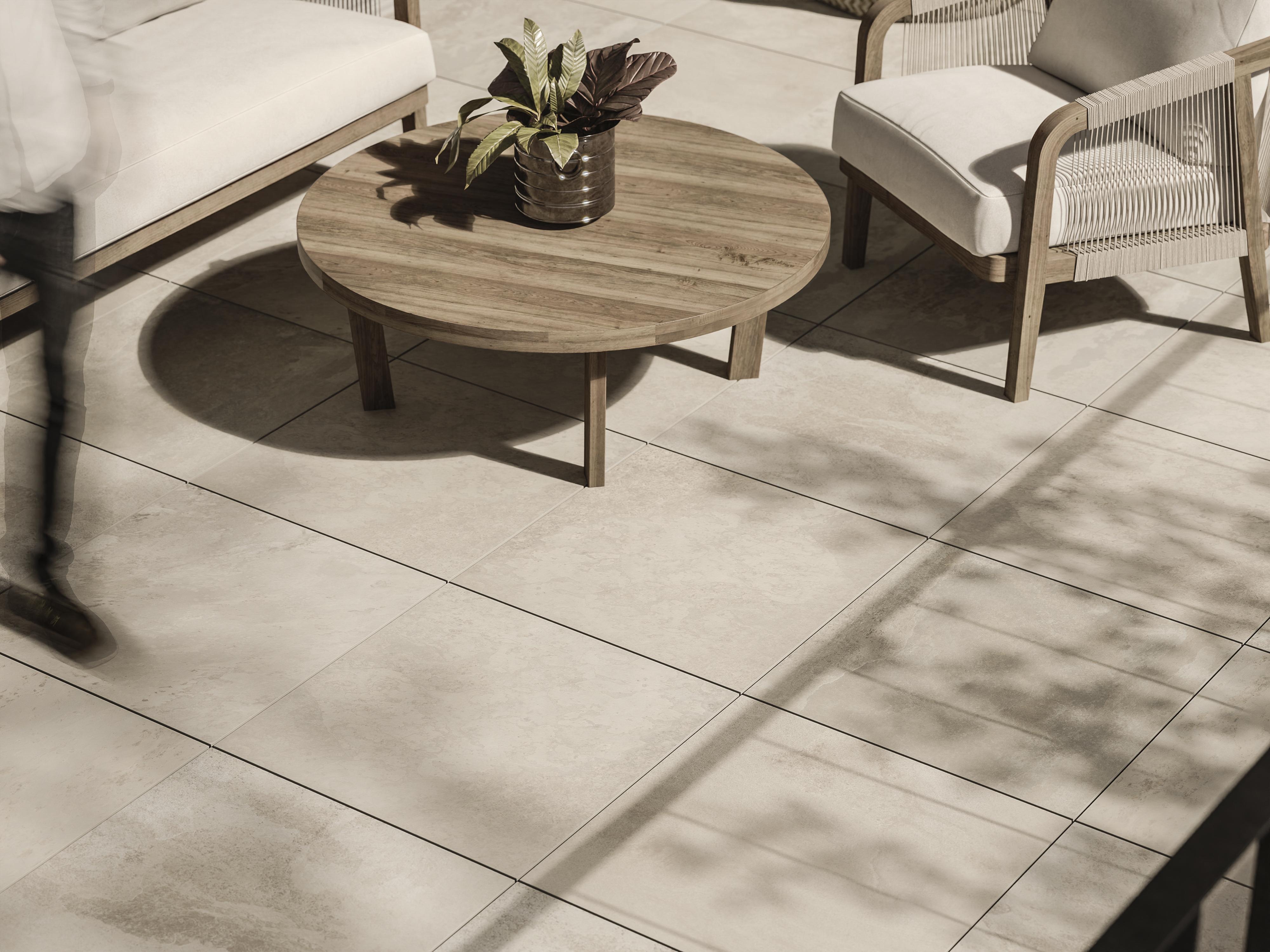 Carrelage extérieur PEACOCK 60 x 60CM ép.20MM - Rectifié - Sand