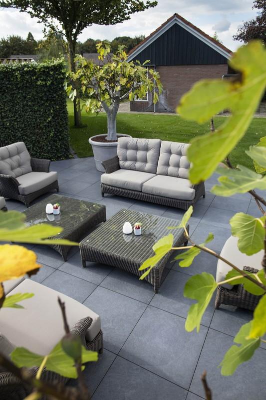 DALLE LAVA SLATE NOIR 60 X 60 X 4 CM