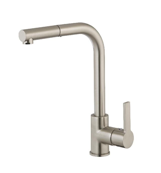 Mitigeur d'evier GANGE - inox brosse