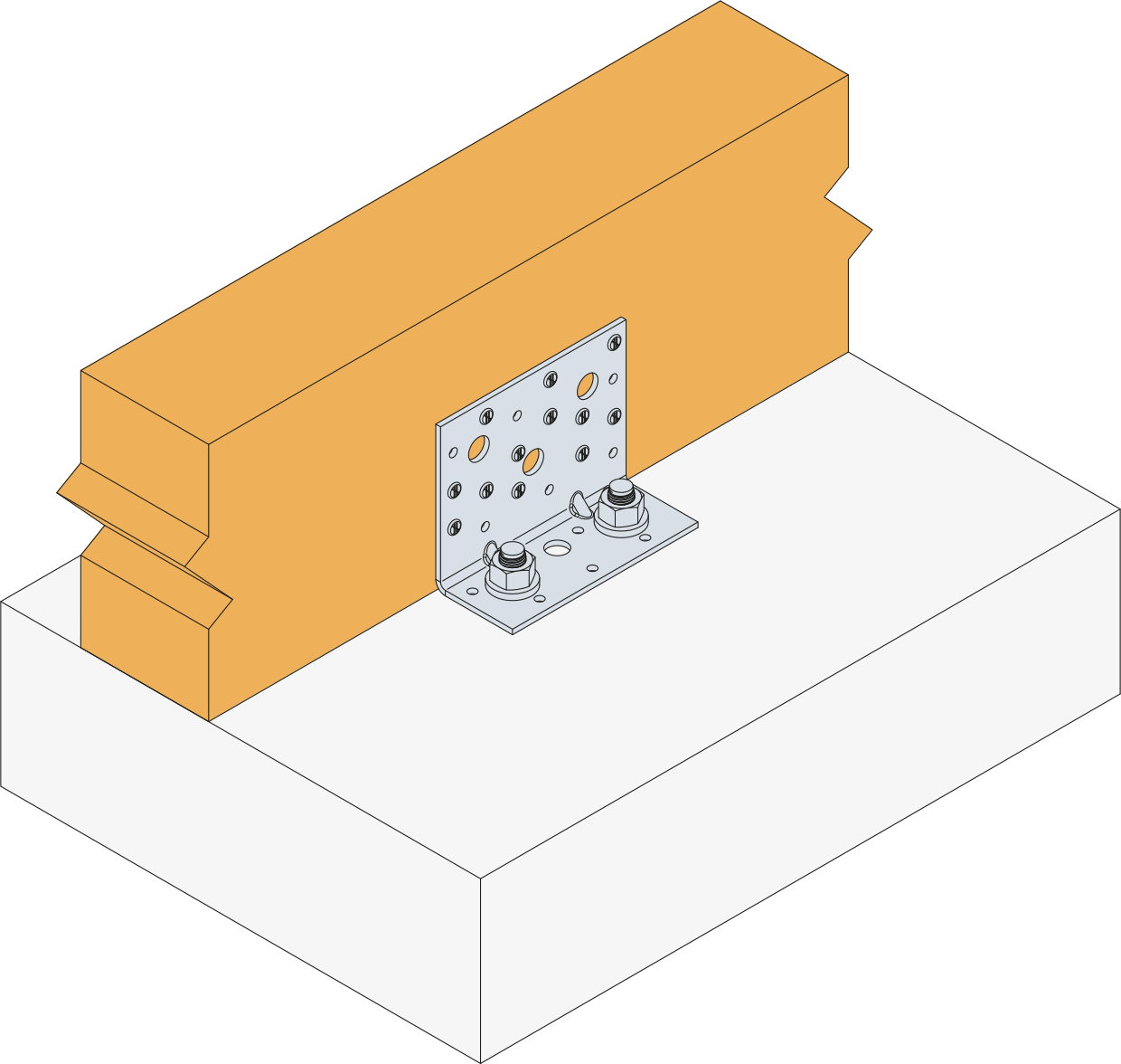 EQUERRE LARGE RENFORCEE 90-48-76-3