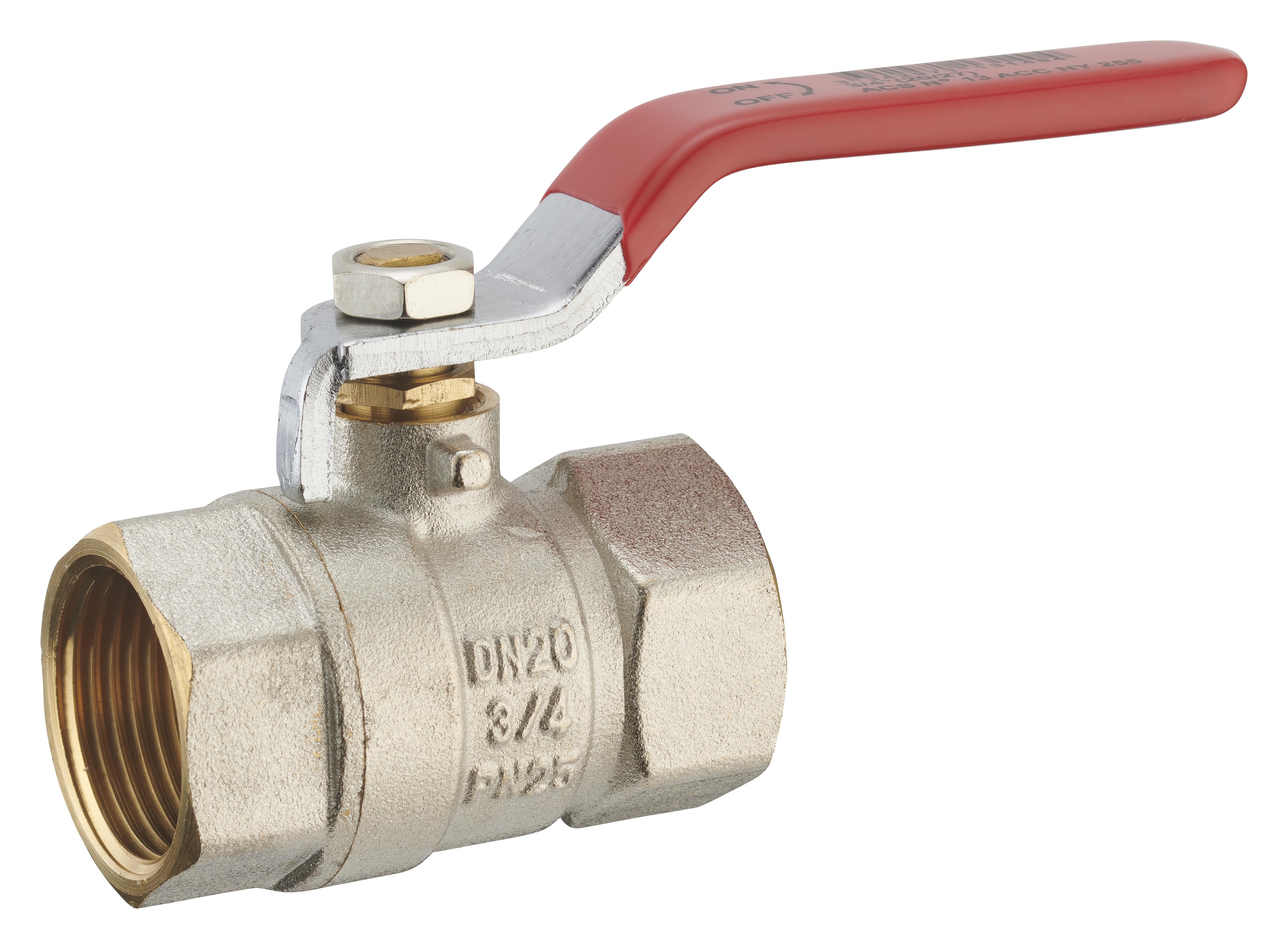 VANNE SPHERE MANETTE FF 3/4 VRAC PASSAGE INTEGRALE - NICK